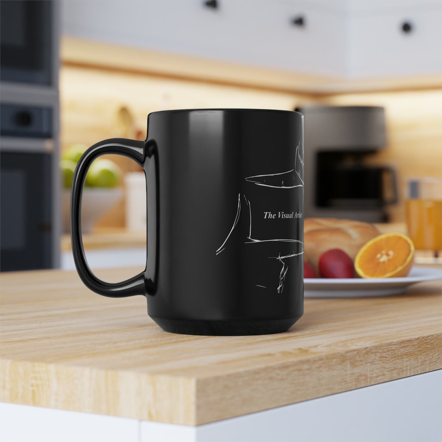 "the visual artist" coffee mug