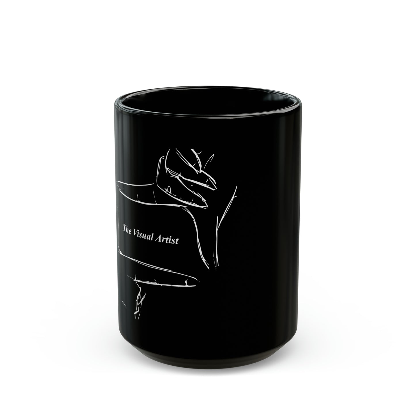 "the visual artist" coffee mug