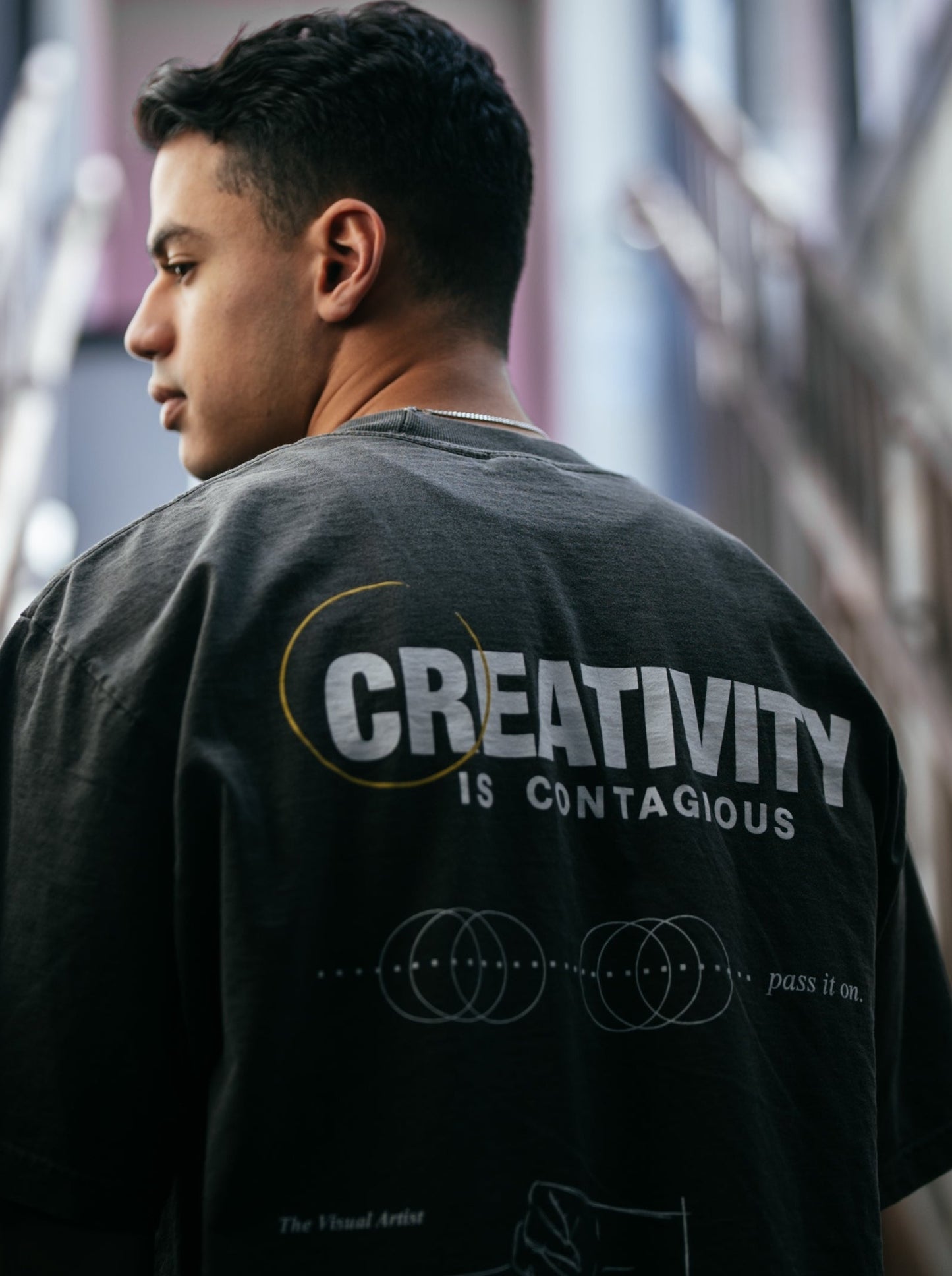 "creativity is contagious" t-shirt